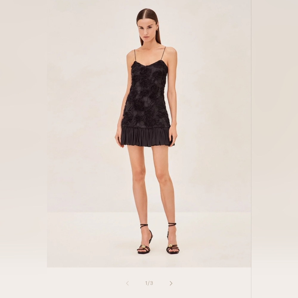 Alexis- Black- Blanc Dress